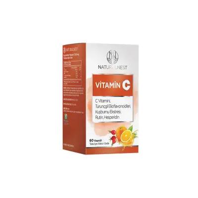 Naturalnest Vitamin C Supplement - High Dose Immune Support, Vegetarian & Natural - 60 Capsules Naturalnest Vitamin C - High Dose Immune Support Supplement Vitamin C Supplement, Natural Vitamin C, Vegetarian Vitamin C, High Dose Vitamin C, Immune System Support, Natural Health Supplements, Vegetarian Supplements, Dietary Supplements, Health and Wellness, Natural Products