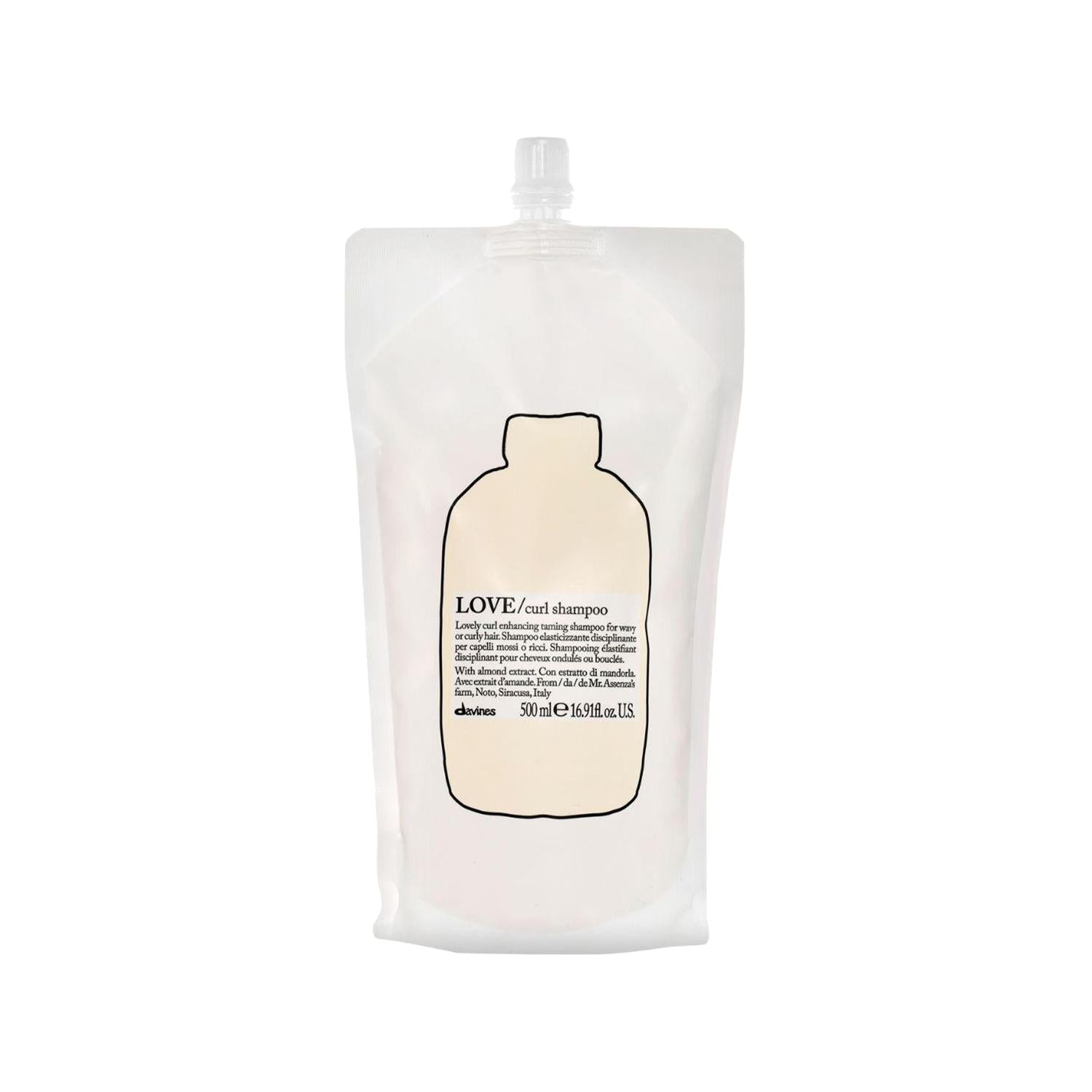 Davines Love Bukle Belirginleştirici Şampuan Refill 500 ml - Curl Enhancing Shampoo for Curly Hair Care Davines Love Curl Enhancing Shampoo 500ml Refill curl enhancing shampoo, Davines Love, curly hair care, refill shampoo, sustainable hair care, hair care products, curly hair products, eco-friendly hair care, Davines products