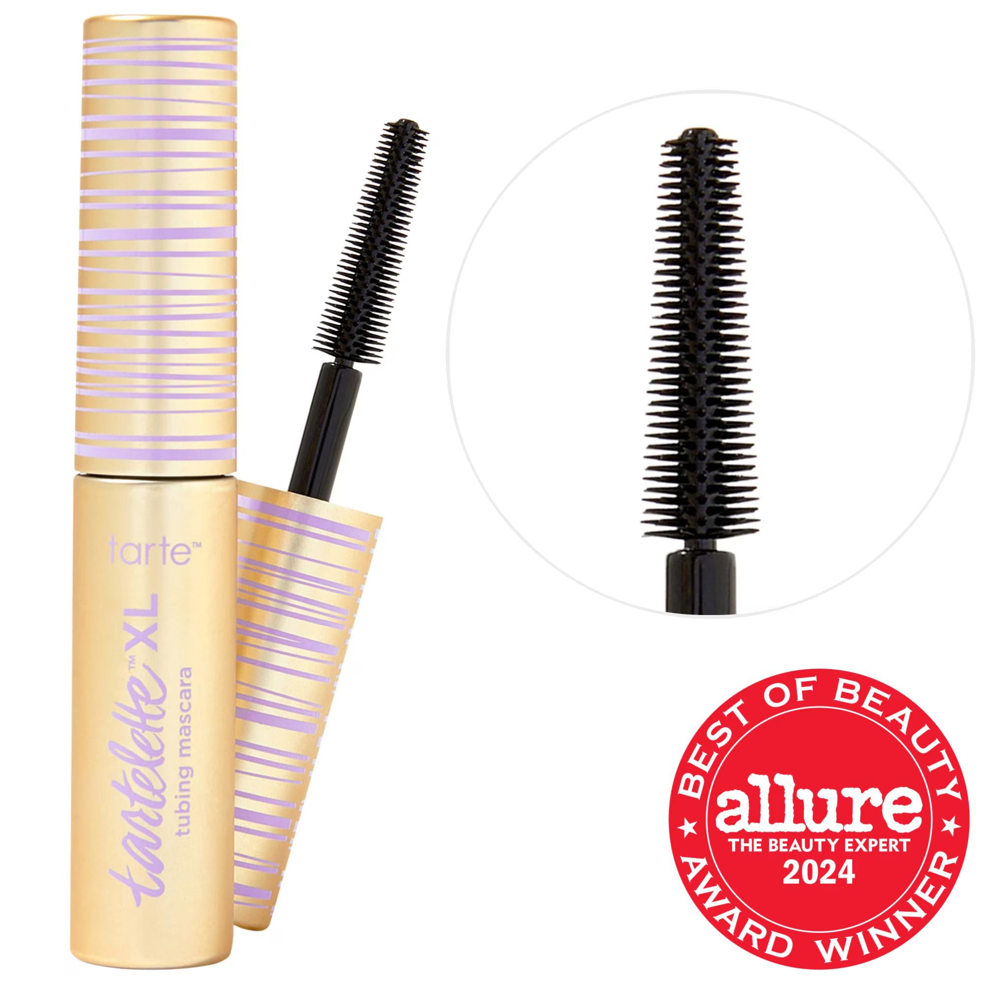 Tarte Tartelette™ XL Tubing Mascara: 24-Hour Flake-Free Lengthening & Curling Mascara for Sensitive Eyes - Award-Winning Beauty Tarte Tubing Mascara: Long-Wearing, Flake-Free, Lengthening Lashes tubing mascara, long-wearing mascara, smudge-proof mascara, flake-free mascara, lengthening mascara, curling mascara, lash conditioning mascara, mascara for sensitive eyes, easy removal mascara, best of beauty mascara, mascara, eye makeup, makeup, long lasting mascara, no smudge mascara, no flake mascara, lash exten
