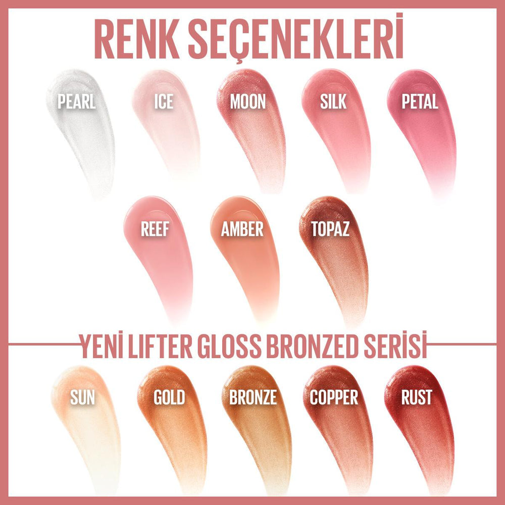 Maybelline New York Lifter Gloss - Hyaluronic Acid Lip Gloss for Moisturizing & Lifting Effect, Non-Sticky Texture, - view 4