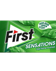 First Sensations Spearmint Flavored Sugar-Free Gum 27g