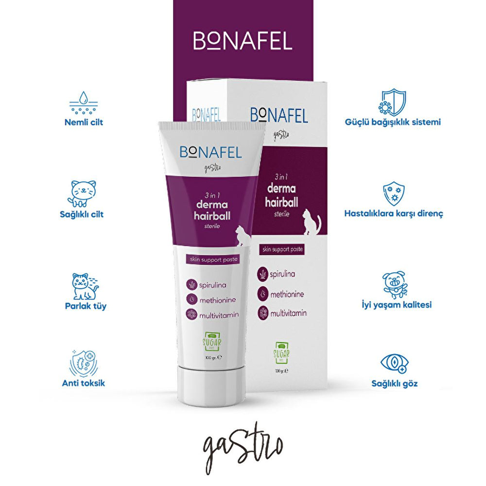 Bonafel Multivitamin Supplement for Spayed Cats - Hairball Prevention, Enhanced Skin & Coat Health - view 3