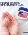 Vaseline Baby Moisturizing Jelly - Hypoallergenic, 24-Hour Hydration for Dry Skin - Dermatologist-Recommended Vaseline Baby Jelly - 24hr Hydration Vaseline Baby Moisturizing Jelly, hypoallergenic moisturizer, dermatologist-recommended moisturizer, non-comedogenic moisturizer, long-lasting hydration for dry skin, baby care, skin care, moisturizing jelly, dry skin relief, sensitive skin solutions