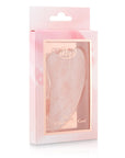 Eklips Rose Quartz Gua Sha Facial Massage Stone for Natural Skincare Routine - view 2