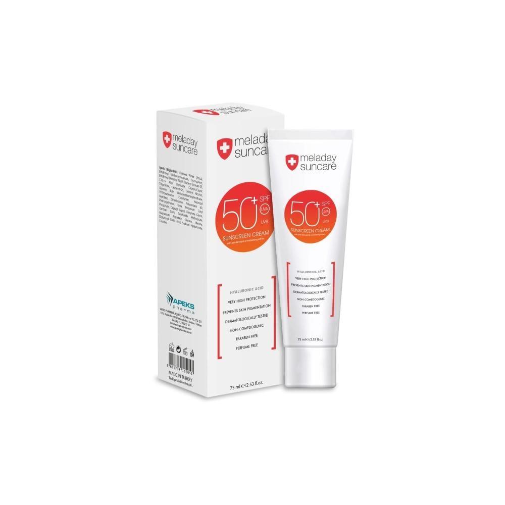 Meladay Suncare SPF50+ Sunscreen Cream for Sensitive Skin - Moisturizing UVA & UVB Protection Meladay SPF50+ Sunscreen Cream - Advanced UVA & UVB Protection SPF 50+ sunscreen, sunscreen cream for sensitive skin, moisturizing sun care, Brightenyl skin brightening sunscreen, UVA and UVB protection, sun protection, skin care, sensitive skin products, moisturizing sunscreen, sun cream, outdoor protection, skin health, sun damage prevention