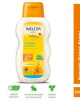 Weleda Organic Baby Bath Cream with Calendula - Gentle, Moisturizing, and Natural Skincare for Infants - 6.76 fl - Baby Care