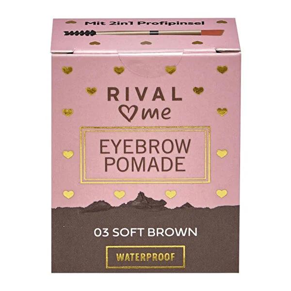 Rival Loves Me Waterproof Eyebrow Pomade with Professional Brush - Long Lasting Kaş Pomadı for Defined Brows Rival Loves Me Waterproof Eyebrow Pomade - Long Lasting Eyebrow Pomade, Waterproof Eyebrow Makeup, Long-lasting Eyebrow Product, Professional Eyebrow Brush, Kaş Pomadı, Beauty Essentials, Makeup for Defined Brows, Smudge Proof Makeup, Cosmetic Products, Beauty Products, Waterproof Makeup, Long Lasting Makeup, Eyebrow Makeup, Professional Makeup Brush, Makeup for Busy Professionals, Humid Climate Make