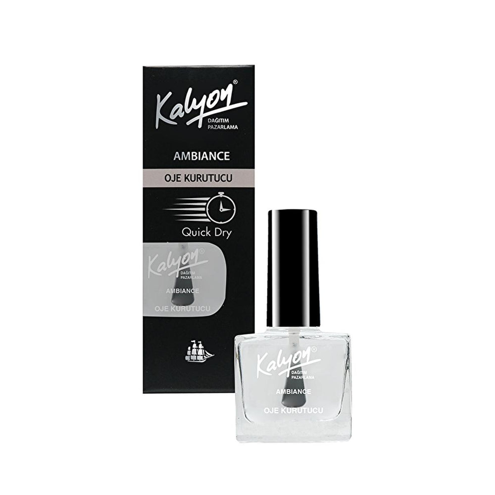 Kalyon Quick Dry Nail Polish Dryer - Fast Drying, Smudge-Proof Finish, 11ml - Get Salon-Perfect Nails in Minutes! Kalyon Quick Dry Nail Polish Dryer - Fast Drying & Smudge-Proof! nail polish dryer, quick dry nail polish, fast drying nail polish, nail polish drying liquid, nail polish setting spray, nail care, manicure, pedicure, beauty, cosmetics, fast drying, smudge-proof, time-saving, brush applicator, 11ml, travel-friendly, gifts for her, beauty essentials, nail polish, top coat, base coat, nail art, sal