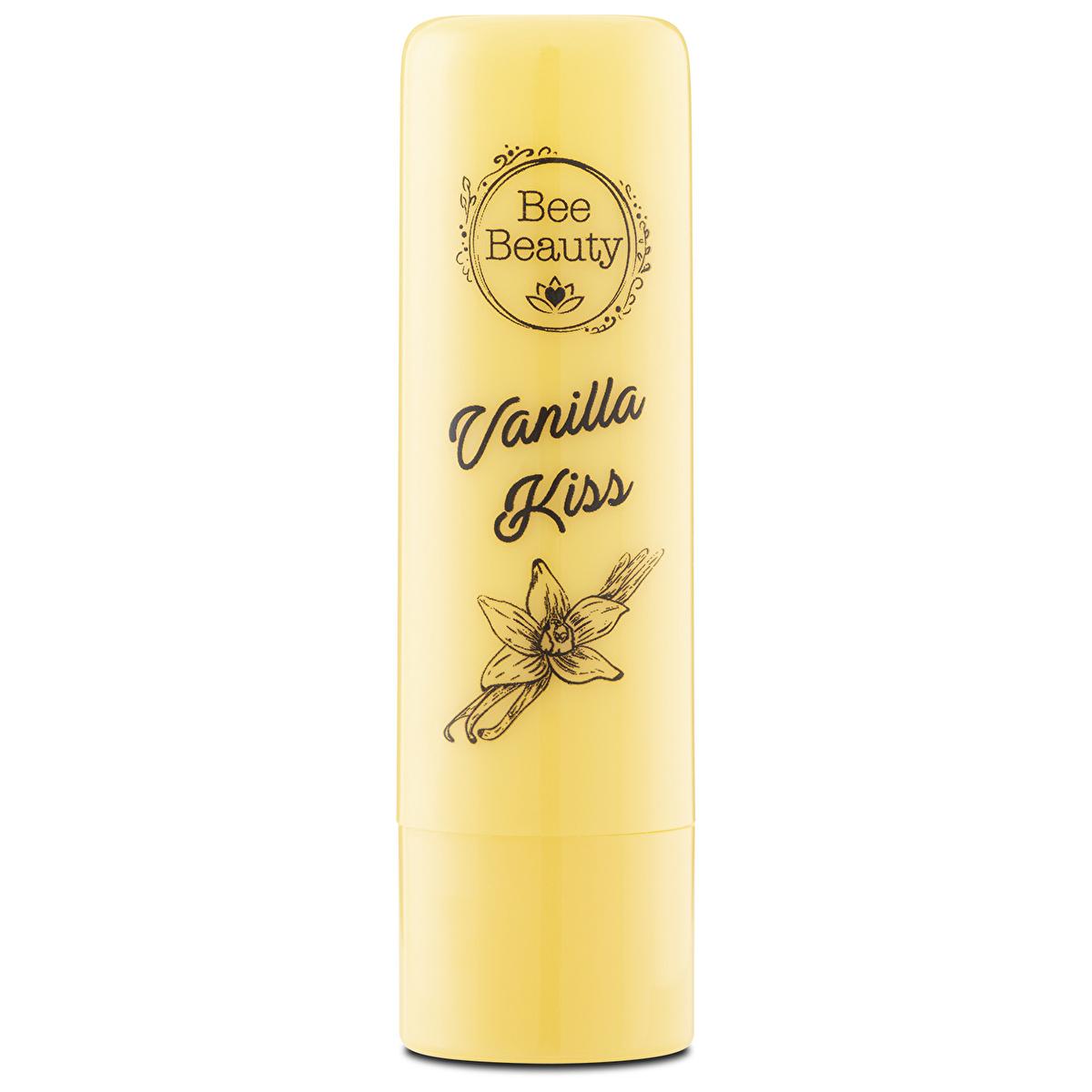 bee beauty lip balm vanilla kiss product image, bee beauty lip balm vanilla kiss tube Bee Beauty Lip Balm Vanilla Kiss - Hydrating & Smooth for All Skin Types Bee Beauty Lip Balm Vanilla Kiss - Natural Care bee-beauty, lip-balm, vanilla-kiss, moisturizing, hydrating, natural-beauty, cosmetic, soft-lips, daily-care, ai-generated