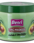 Benri Shea Butter & Avocado Nourishing Hair Mask 500 ml
