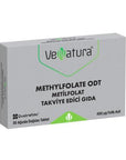 Venatura Methylfolate ODT Dietary Supplement - 30 Tablets, Gluten-Free, Lactose-Free, Folate Support Venatura Methylfolate ODT - Gluten-Free Folate Supplement dietary supplement, methylfolate, orally disintegrating tablet, folate supplement, gluten-free lactose-free dietary supplement, health supplements, wellbeing, nutritional support, folate deficiency