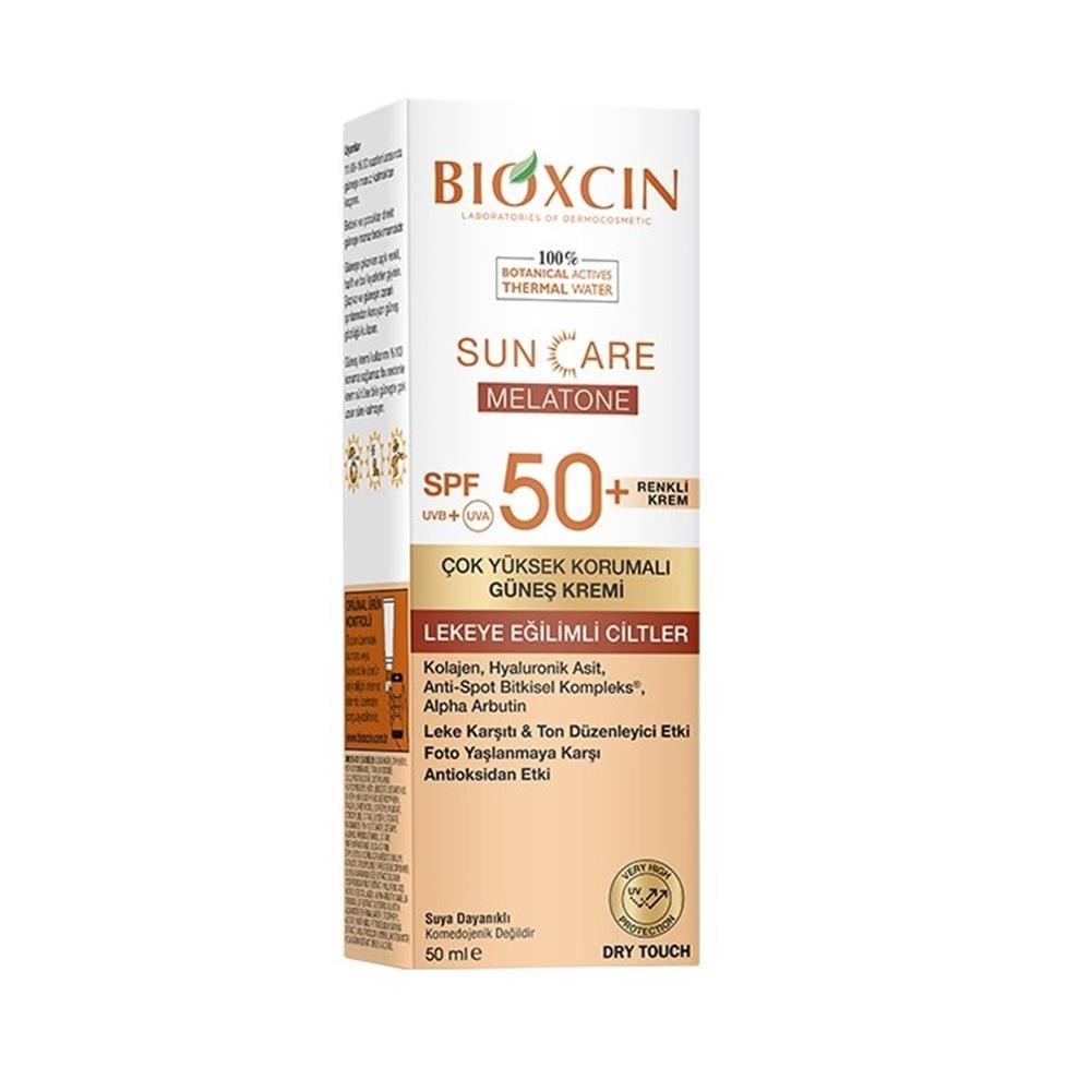 Bioxcin Sun Care Melatone Tinted Sunscreen SPF50+ 50ml - High Protection for Hyperpigmentation Prone Skin Bioxcin Tinted Sunscreen SPF50+ for Hyperpigmentation tinted sunscreen, SPF50+ sun cream, sun protection for hyperpigmentation, Bioxcin Sun Care, colored sun cream, hyperpigmentation solution, melasma treatment, natural-looking coverage, high SPF protection, outdoor protection, daily sun care, cosmetic sunscreen