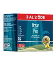 Ocean Plus Omega-3 Fish Oil Supplement - High-Dose Omega-3, Purified Fish Oil Capsules for Heart and Brain Health, 90 Count Ocean Plus Omega-3 for Heart & Brain Health Omega-3 supplement, Fish oil capsules, High-dose Omega-3, Purified fish oil, Heart health supplement, Brain health support, Cognitive function, Cardiovascular health, Dietary supplement, Health and wellness, Omega-3 fatty acids, EPA, DHA, Molecularly distilled, 90 count, Adults, Children over 11