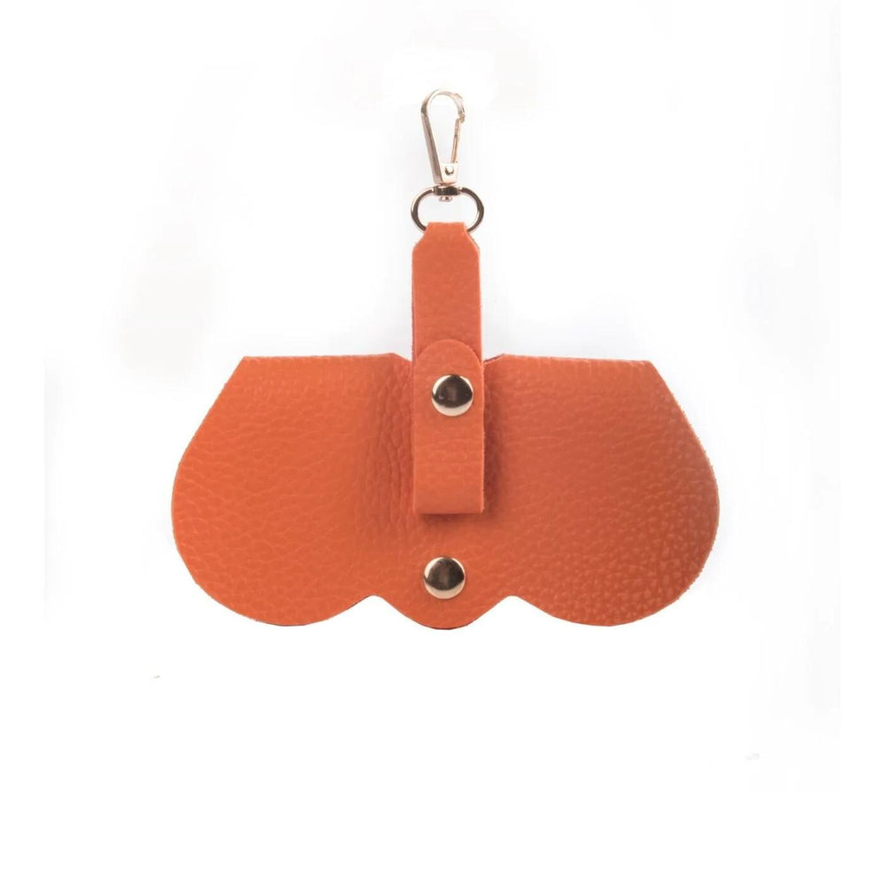 Mood Club Orange Eyewear Case - Protective Glasses Sleeve