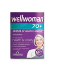 Vitabiotics Wellwoman 70+ Dietary Supplement for Women - Multivitamin and Antioxidant Support for Seniors, 30 Tablets Vitabiotics Wellwoman 70+ Supplement for Women 70+ Dietary Supplement for Women Over 70, Multivitamin for Elderly Women, Vitamins and Minerals for Women 70+, Wellwoman 70+ Supplement, Antioxidant Supplement for Seniors, Women's Health Supplements, Senior Nutrition, Vitabiotics, Multivitamin, Antioxidant Support