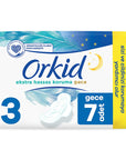 Orkid Extra Sensitive Nighttime Sanitary Pads: Fragrance & Dye-Free, Ultra Soft Maxi Pads for Women with Sensitive Skin - Night Protection (Size 3), 7-Count Orkid Sensitive Night Pads: Fragrance-Free for Sensitive Skin fragrance free pads, dye free sanitary pads, sensitive skin menstrual pads, nighttime sanitary pads, Orkid sanitary pads, extra sensitive hygiene pads, hypoallergenic sanitary pads, sanitary pads for women, menstrual pads, maxi pads, feminine hygiene, sensitive skin, menstrual products, perio