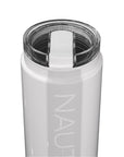 Nautica 32 oz. Double-Wall Insulated Water Bottle in Pure White