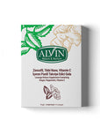 Alvin Herbal Pastilles with Vitamin C, Ginger & Mint - Natural Immune Support Supplement - Vitamin & Supplement