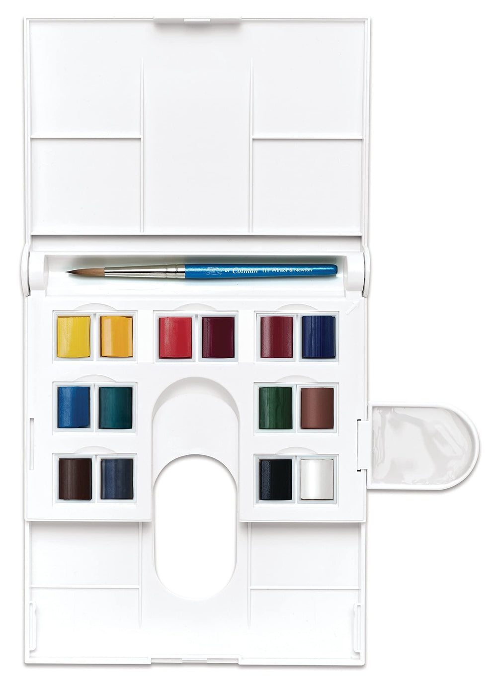 Winsor & Newton Cotman Water Colour Paint Compact Set, Set Of 14, Half Pans