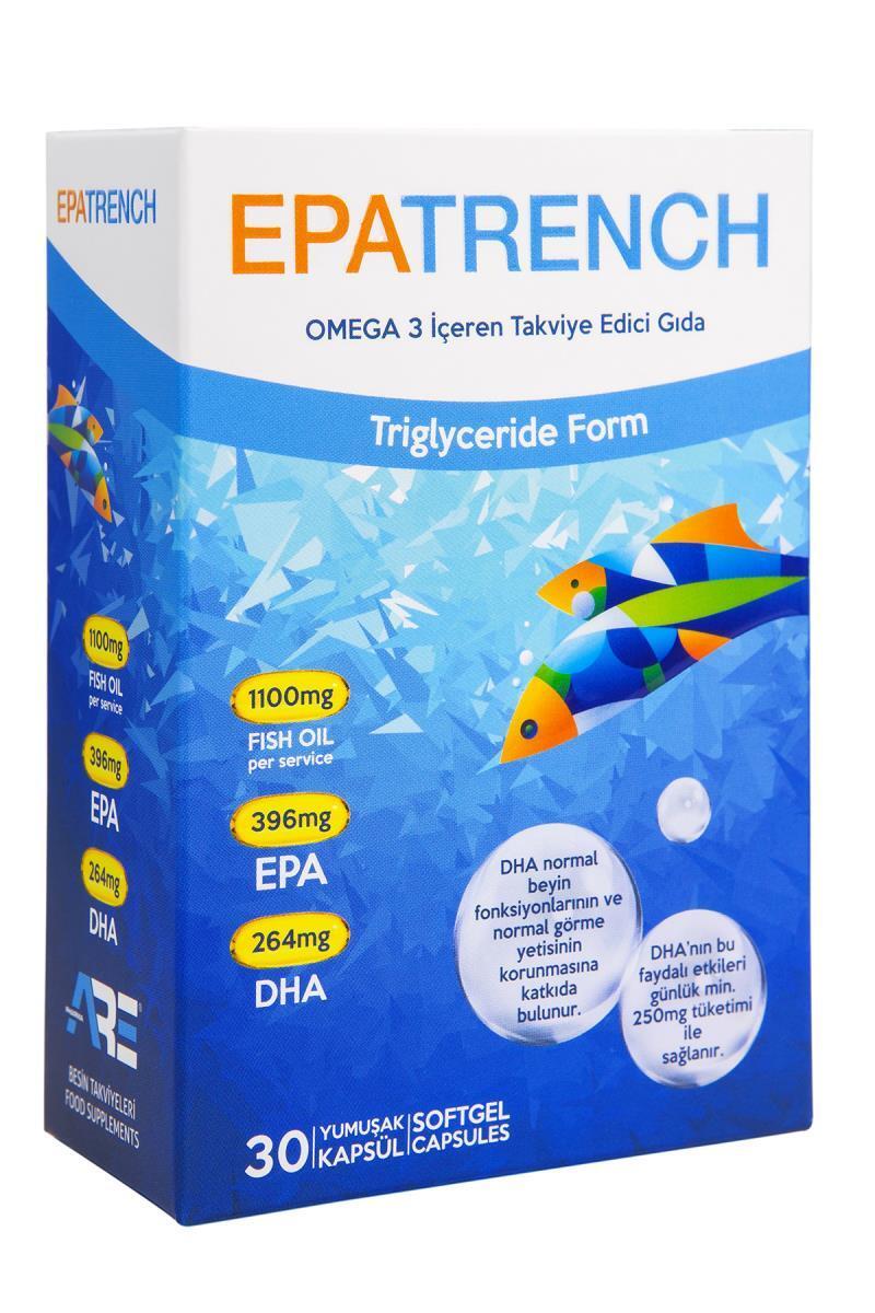 Epatrench Omega-3 30 Capsules - Vitamin & Supplement