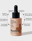 Routine+ Antioxidant Brightening Serum with 10% Vitamin C & 5% Ferulic Acid - Vegan Skincare for Brighter, Even-Toned Skin Routine+ 10% Vitamin C Serum - Brighten & Protect Your Skin Antioxidant Serum, Brightening Serum, Vitamin C Serum, Ferulic Acid Serum, Vegan Skincare, Anti-Aging, Skincare, Serum, Brightening, Even-Toned Skin, Environmental Protection, Fine Lines, Wrinkles, Ethical Skincare, Clean Beauty, Sustainable Skincare, Daily Skincare, Morning Skincare Routine, Pre-Makeup Primer