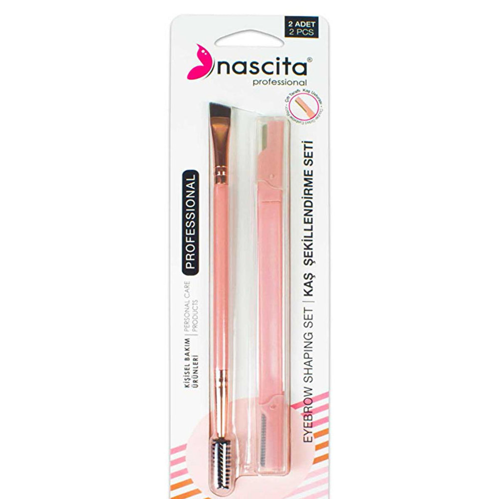 Nascita Eyebrow Care Set with Razor & Brush for Precise Grooming - Eyebrow Pencil