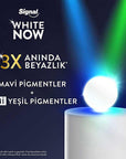Signal White Now: 3X Whitening Toothpaste - Extra Fresh & Gold - Stain Removal, Fluoride Protection - Fresh Breath, Confident Smile Signal White Now: 3X Whitening Toothpaste for a Brighter Smile teeth whitening toothpaste, whitening toothpaste, fresh breath toothpaste, fluoride toothpaste, signal toothpaste, white now toothpaste, teeth stain remover, oral hygiene, dental care, extra fresh toothpaste, toothpaste, teeth whitening, fresh breath, fluoride protection, stain removal, oral care, dental hygiene, co
