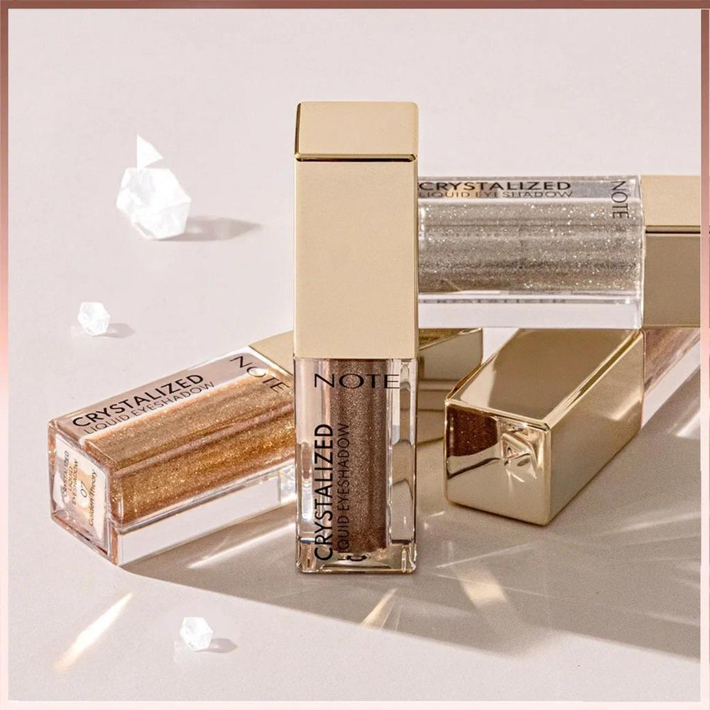 Note Cosmetique Crystalized Liquid Eyeshadow in 10 Sand Whisper