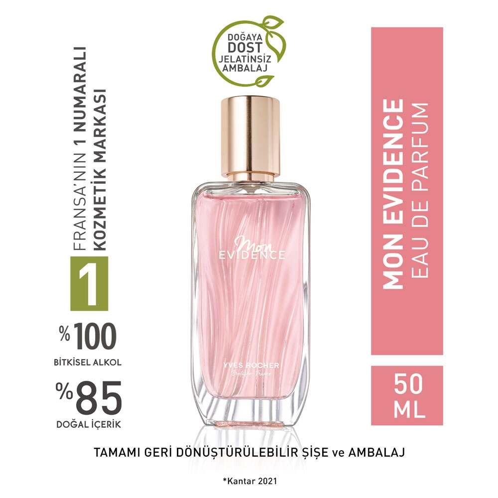 Mon Evidence - Energizing Women's Perfume with Natural Ingredients - 1.69 fl oz Mon Evidence Perfume for Women - Energizing & Floral women's perfume, floral fragrance, energizing scent, natural perfume ingredients, vanilla perfume, patchouli fragrance, confident women, daily wear perfume, refreshing fragrance, Mon Evidence perfume, perfume for women, energizing perfume, floral perfume