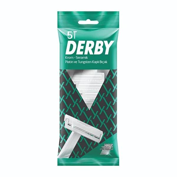Derby Single Blade Disposable Razors - 5-Pack for Sensitive Skin - Smooth, Comfortable Men's Shaving, Travel-Friendly Derby Disposable Razors - Single Blade for Sensitive Skin disposable razor, single blade razor, men's shaving, travel razor, Derby razor, single blade disposable razor, razor blades, shaving razor, cheap razors, basic razor, single blade, disposable, shaving, men's grooming, sensitive skin, travel, hygiene, Swedish steel, chrome, ceramic, platinum, tungsten, coated blade, 5-pack, affordable