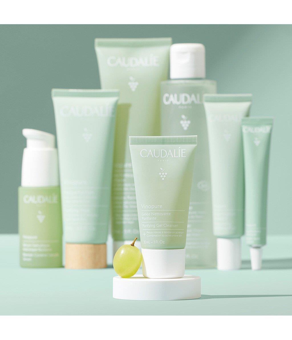 Caudalie Vinopure Purifying Cleansing Gel - Natural Acne Treatment & Antioxidant Skincare Caudalie Vinopure Cleansing Gel - Natural Acne Treatment purifying cleansing gel, natural skincare, acne treatment, antioxidant skincare, Caudalie Vinopure, gentle cleansing, sensitive skin, natural origin salicylic acid, paraben free, soap free, alcohol free, perfume free, daily skincare, acne prone skin, balanced skin, healthy skin
