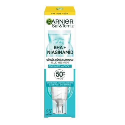 Garnier Daily Sunscreen Face Cream SPF 50+ - Non-comedogenic, Fragrance-free, BHA and Niacinamide for Acne-prone Skin Garnier Daily Sunscreen SPF 50+ Face Cream - Non-comedogenic & Fragrance-free Daily Sunscreen, SPF 50+ Face Cream, Non-comedogenic Sunscreen, Fragrance-free Face Cream, BHA and Niacinamide Sunscreen, Acne-prone Skin Care, Sensitive Skin Products, Skin Tone Improvement, Hyperpigmentation Treatment, UV Protection, Skin Care Essentials, Garnier Products