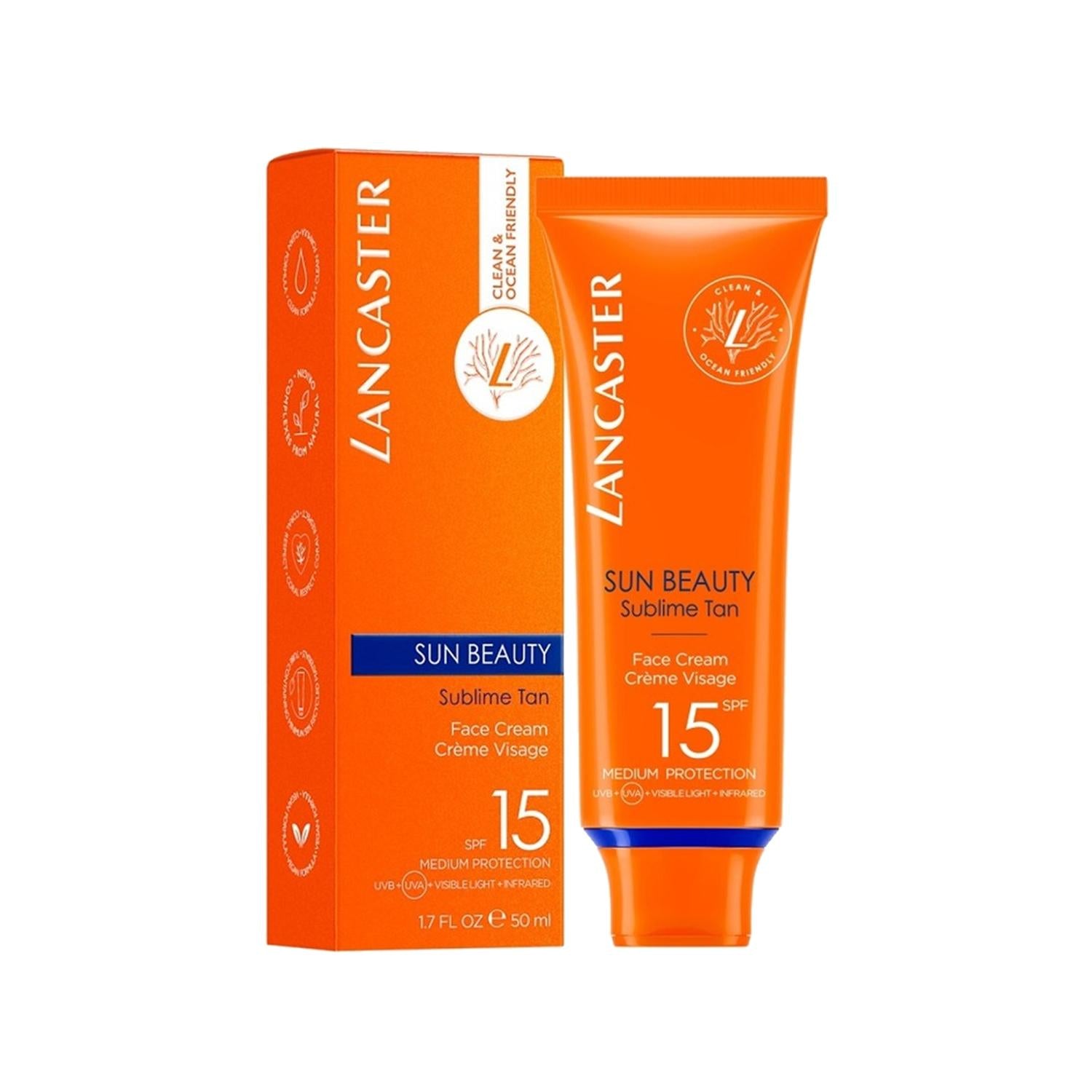 Lancaster Sun Beauty Silky Face Cream with SPF 15 - Moisturizing Sun Protection for Face, 50 ml Lancaster Sun Beauty Silky Face Cream SPF 15 - Sun Protection & Moisturization Face cream with SPF, Sun protection face cream, Lancaster Sun Beauty, SPF 15 face moisturizer, Silky face cream, moisturizing face cream, sun protection, skincare with SPF, facial moisturizer, Lancaster Sun Beauty Silky, cosmetics, skincare products, sun care, face moisturizer with SPF
