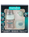 Mamajoo Baby Gift Set - Newborn Essentials with BPA-free Bottle, Orthodontic Pacifier & Storage Case Mamajoo Newborn Gift Set - BPA-free Bottle & Pacifier Baby Gift Set, Newborn Essentials, BPA-free Baby Products, Orthodontic Pacifier, Anti-colic Baby Bottle, Mamajoo, Baby Bottle, Pacifier Storage Case, New Parents Gift, Baby Care