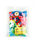 Lino Ponpon Craft Ponpons - 500 Count, 10 mm Diameter - Ideal for Kids Crafts, DIY Projects & Handcraft Lessons