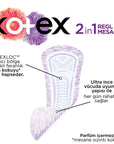 Kotex 2in1 Sanitary Pads - 22 Count - Protection for Menstruation & Bladder Leakage Kotex 2in1 Sanitary Pads - Protection & Comfort sanitary pads, menstrual products, bladder leakage protection, feminine hygiene, Kotex 2in1, women's health, period protection, leakage protection, hygiene products, comfort protection, all-day protection