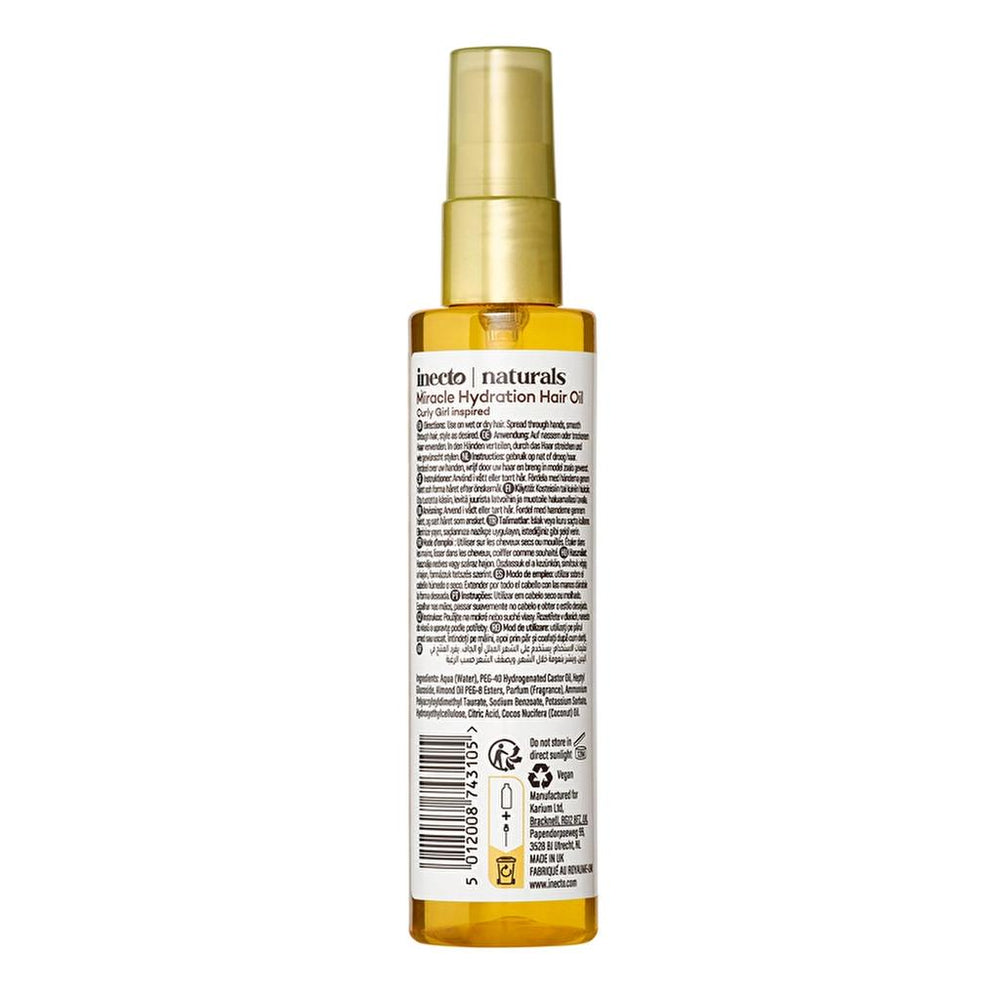 Inecto Coconut Hair Oil for Dry & Frizzy Hair 100ml