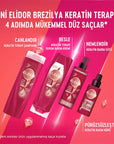 Elidor Brazilian Keratin Therapy Hair Serum - Nourishes, Smooths, and Adds Shine to Hair - 11.83 fl oz Elidor Brazilian Keratin Hair Serum - Smooth & Shine hair serum, keratin hair care, brazilian keratin therapy, hair nourishment, frizz reduction, smooth hair, shiny hair, hair care, Elidor, luxurious hair care, dry hair solution, damaged hair repair