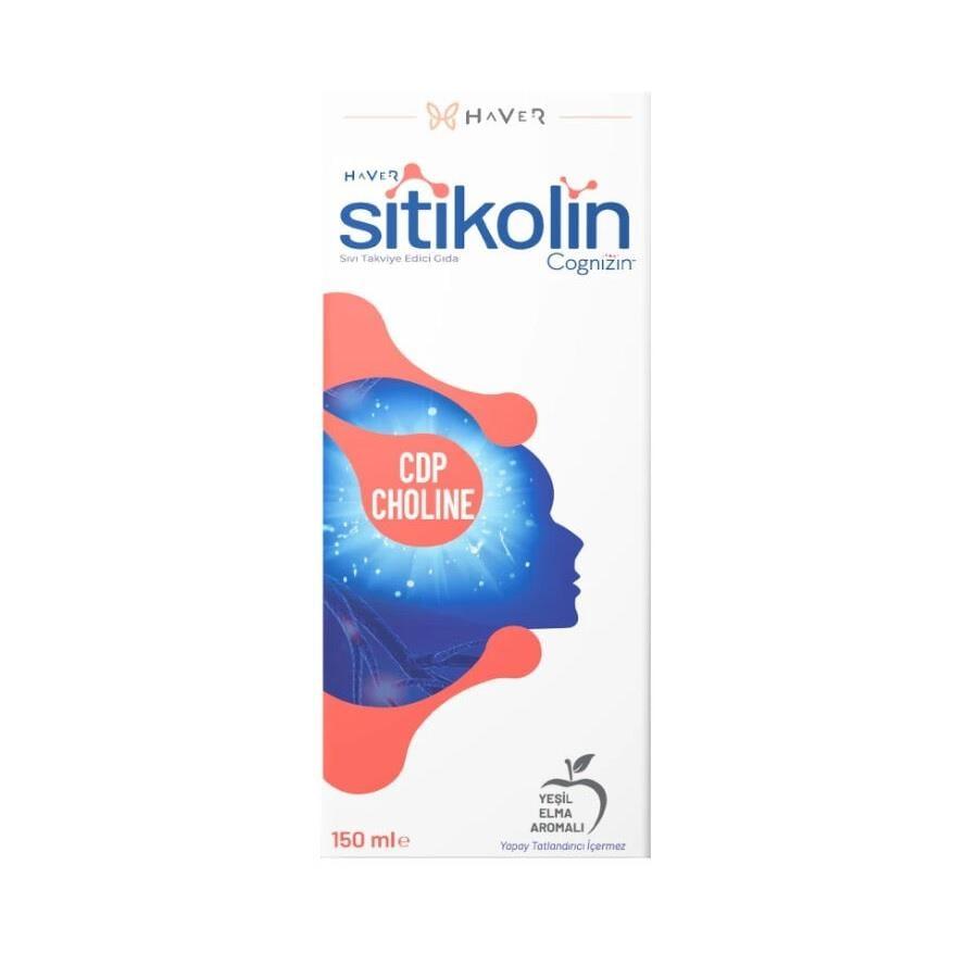 Haver Sitikolin Cognizin 150ml - Cognitive Support Liquid Dietary Supplement for Kids & Adults Haver Sitikolin Cognizin 150ml - Cognitive Support Supplement Citicoline supplement, Liquid dietary supplement, Cognitive support, Brain health supplement, Children's cognitive development, Dietary supplement, Brain health, Cognitive function, Liquid supplement, Apple flavor, Kids health, Adult brain health, Cognitive development, Haver, Sitikolin Cognizin