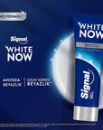 Signal White Now Teeth Whitening Toothpaste - Instant 3x Whitening, Natural Ingredients, 2.54 fl oz Signal White Now Teeth Whitening Toothpaste - Instant & Natural teeth whitening toothpaste, Signal White Now, oral care products, natural toothpaste, whitening toothpaste, toothpaste with natural ingredients, instant whitening toothpaste, long-term whitening, non-abrasive toothpaste, 94% naturally sourced ingredients