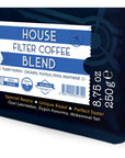 Moliendo Whole Bean Coffee House Blend - Rich Chocolate, Vanilla, Marmalade Flavors - 250g Moliendo Whole Bean Coffee - Rich & Smooth whole bean coffee, house blend coffee, international coffee blend, low acidity coffee, chocolate flavored coffee, vanilla flavored coffee, marmalade flavored coffee, coffee beans, gourmet coffee, specialty coffee, coffee for connoisseurs, coffee blends, rich flavor coffee, smooth coffee, coffee gifts, coffee for coffee lovers