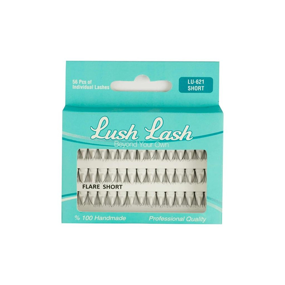 Lush Lash Individual Short False Eyelashes LU-621 56 Count