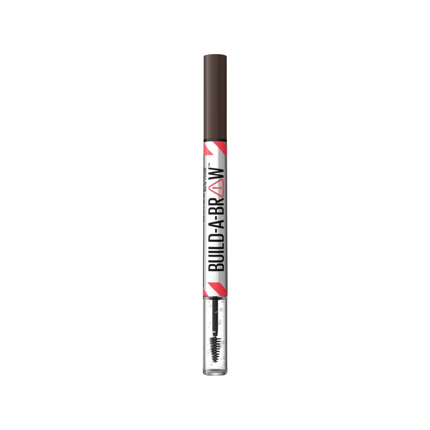 Maybelline New York Build a Brow 2-in-1 Eyebrow Pencil and Gel - Deep Brown, Enhances Natural Eyebrow Shape Maybelline Build a Brow 2-in-1 Deep Brown - Perfect Eyebrows Maybelline New York Build a Brow, Eyebrow Pencil and Gel, Deep Brown Eyebrow Product, 2-in-1 Eyebrow Makeup, Eyebrow Grooming, Beauty Essentials, Makeup for Eyebrows, Brow Products, Cosmetic Products, Beauty and Personal Care, Makeup and Cosmetics, Eyebrow Enhancement, Brow Definition, Brown Hair Products