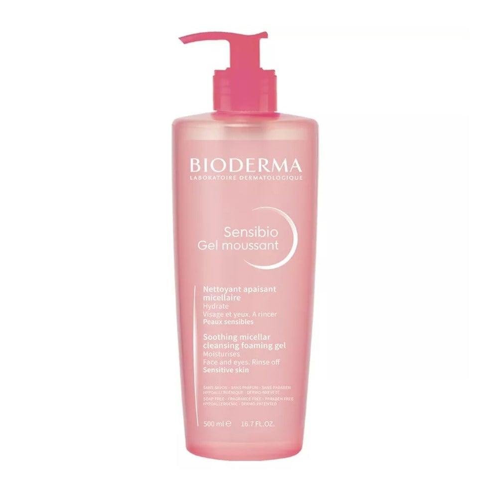 Bioderma Sensibio Foaming Gel - Gentle Facial Cleanser for Sensitive Skin, 16.91 fl oz Bioderma Sensibio Foaming Gel - Gentle Sensitive Skin Cleanser sensitive skin cleanser, gentle facial gel, makeup remover for sensitive skin, dermatologically tested skincare, Bioderma Sensibio Foaming Gel, facial cleanser, skincare for sensitive skin, gentle skincare, non-irritating cleanser, creamy cleanser, DAF complex, sensitive skin care, dermokozmetik quality, daily skincare routine, makeup removal, gentle makeup re