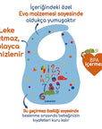 Bebedor Baby Bib - Easy Clean, Stain Resistant Velcro Feeding Bib for Infants & Toddlers - BPA Free, Educational Designs Bebedor Baby Bib: Stain Resistant, Easy Clean Feeding Bib baby bib, baby feeding bib, stain resistant baby bib, easy clean baby bib, velcro baby bib, BPA free baby bib, infant bib, toddler bib, educational baby bib, feeding apron, baby feeding supplies, baby accessories, feeding bibs, baby essentials, baby shower gift, new parent gift, stainproof bib, wipeable bib, adjustable bib, comfort