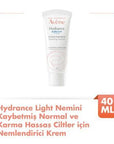 Avene Hydrance Light Emulsion 40ml - Lightweight Moisturizer for Combination Skin, Dermatologically Tested Avene Hydrance Light Emulsion - Best Moisturizer for Combination Skin Avene Hydrance Light Emulsion, Moisturizer for combination skin, Dermatologically tested moisturizer, Lightweight hydration, Water-based moisturizer, Normal skin care, Combination skin care, Sensitive skin moisturizer, Avene Thermal Water, Lipomucine, Meiboserine, Oil-absorbing capsules, Skincare for daily use, Mattifying moisturizer