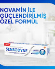 Sensodyne Desensitizing Toothpaste for Sensitive Teeth Repair - 2.54 fl oz, NovaMin Technology, Whitening Benefits Sensodyne Toothpaste for Sensitive Teeth - NovaMin Technology Sensodyne toothpaste, desensitizing toothpaste, sensitive teeth repair, NovaMin technology toothpaste, whitening toothpaste for sensitive teeth, oral care, sensitive teeth relief, toothpaste for sensitive teeth, whitening toothpaste, oral hygiene, desensitizing oral care