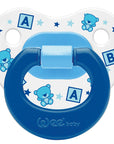 Wee Baby Orthodontic Silicone Baby Pacifier - Designed for Healthy Dental Development (0-6 Months) - Blue Newborn Soothing Pacifier Wee Baby Orthodontic Pacifier - Healthy Dental Development baby pacifier, orthodontic pacifier, infant pacifier, newborn pacifier, 0-6 month pacifier, silicone pacifier, pacifier for dental development, Wee Baby pacifier, baby soothing pacifier, blue baby pacifier, baby, pacifier, orthodontic, silicone, 0-6 months, soothing, dental development, oral health, infant, newborn, blu