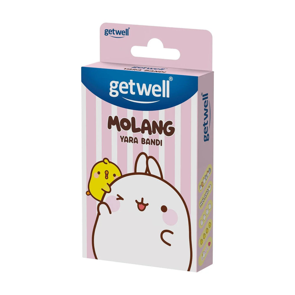 Getwell Molang Pink Adhesive Bandages 15 Count