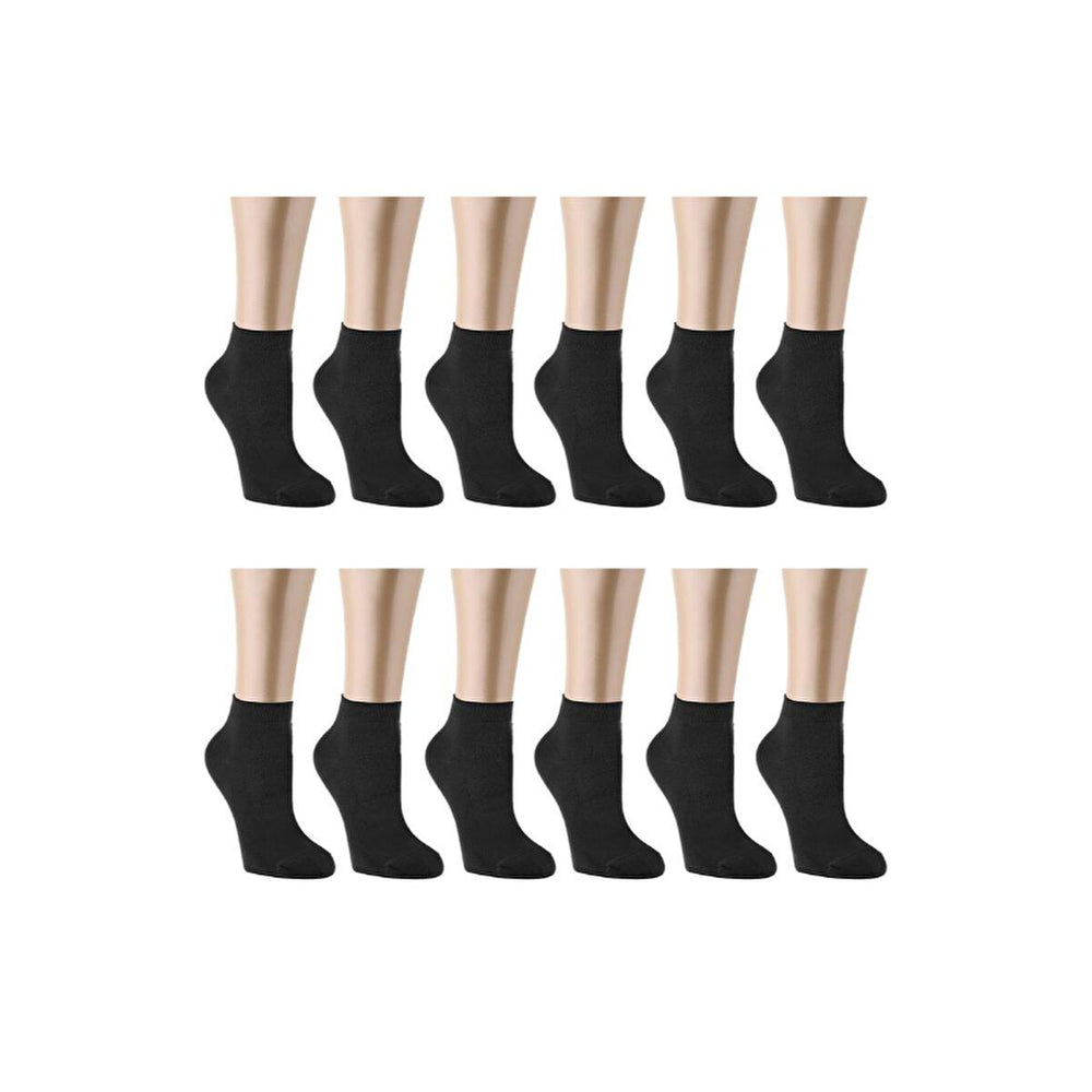 Ozzy Socks Men's Bamboo Seamless Socks 12-Pack - Comfortable, Eco-Friendly Footwear for Men - Hygiene Products